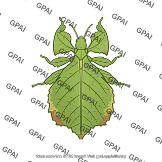 Leaf mimicking insect