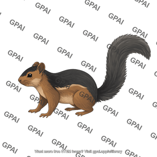 Variegated squirrel sciurus variegatoides