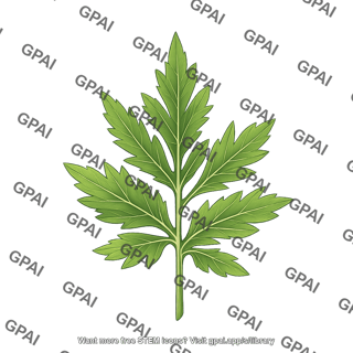 Mugwort leaf