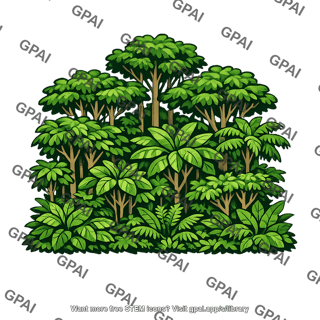 Evergreen tropical rain forest