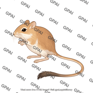 Kangaroo rat dipodomys ordii