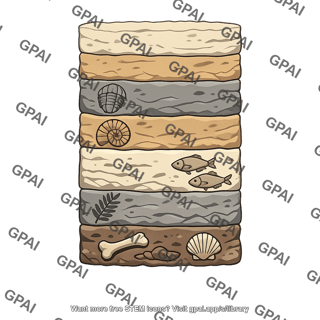 Fossil record strata