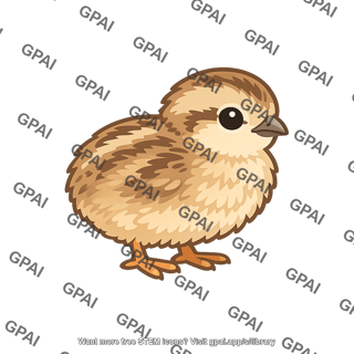 California quail chick