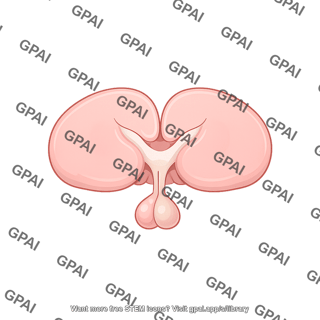 Mouse brain pituitary gland coronal
