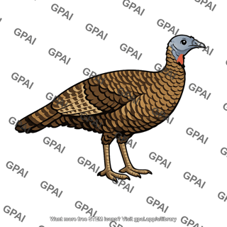 Wild turkey female