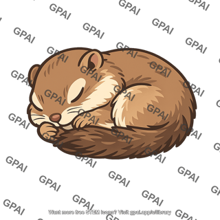 Ground squirrel hibernating