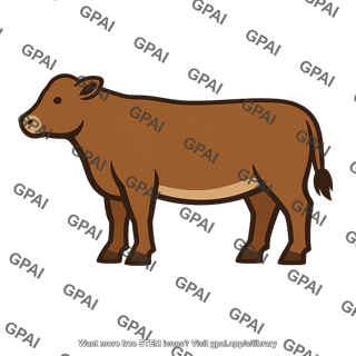 Brown cow