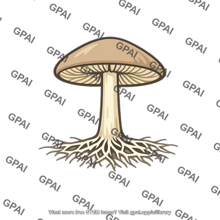 Saprotrophic fungus mushroom