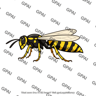 Sterile worker wasp