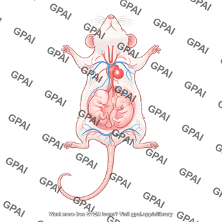 Mouse supine pregnant