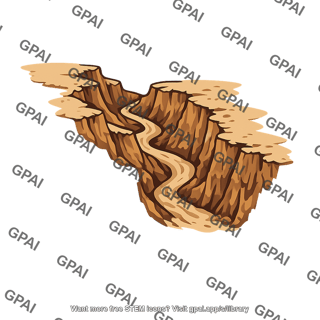 Soil erosion gully