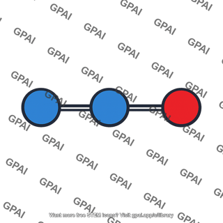 Nitrous oxide molecule
