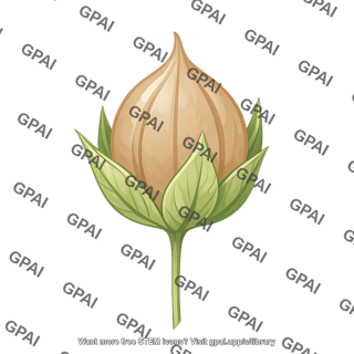 Flax plant boll