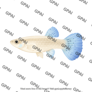 Guppy poecilia reticulata female