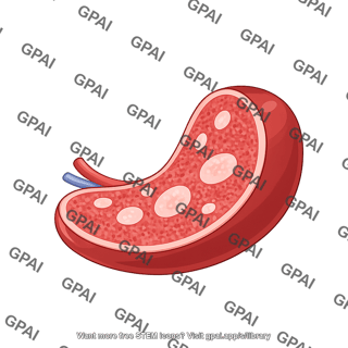 Mouse spleen transverse plane