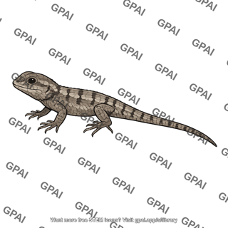 Eastern fence lizard young