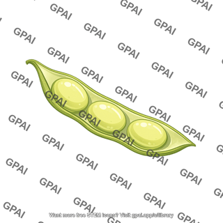Soybean pod open