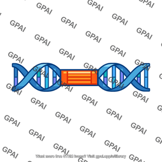 Dna with highlighted gene