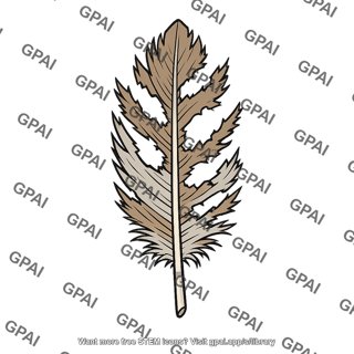 Contour feather abdominal damaged heavy