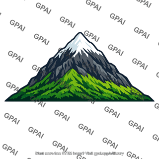 Snow capped mountain