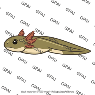 Larval amphibian external gills