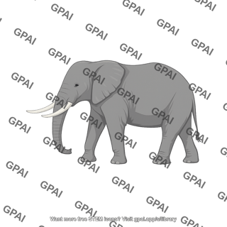 African elephant loxodonta