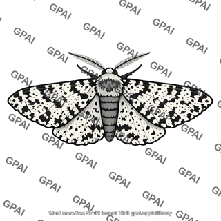 Peppered moth typical