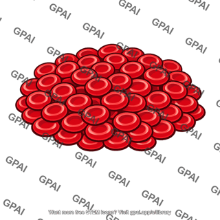 Red blood cell increased