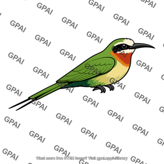 White fronted bee eater