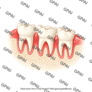 Mouse teeth molars gums gingivitis