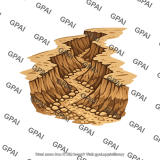 Erosion gully