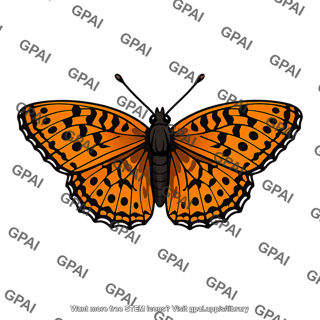 Fritillary butterfly