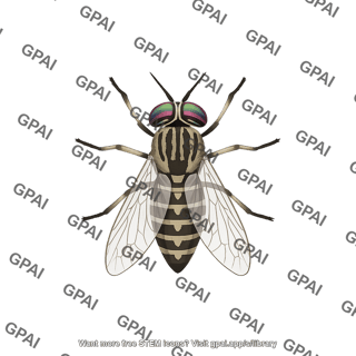 Horse fly tabanus lineola