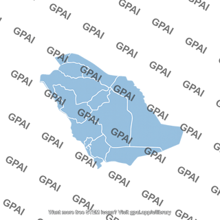 Saudi arabia map