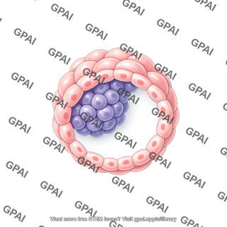 Mouse development e3.5 early blastocyst