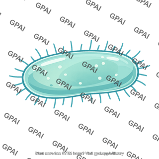 Microorganism with surface projections