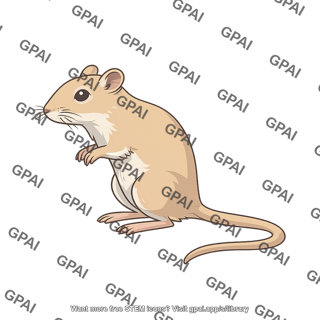 Mongolian gerbil meriones unguiculatus lateral
