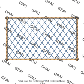 Fishing net mesh