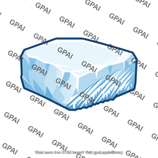 Ice scour ice block