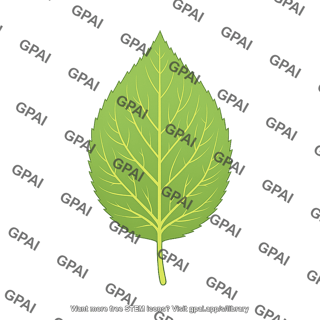Leaf ovate serrate