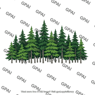 Taiga forest