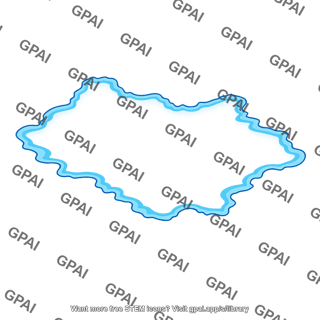 Lake outline
