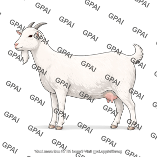 Goat german white