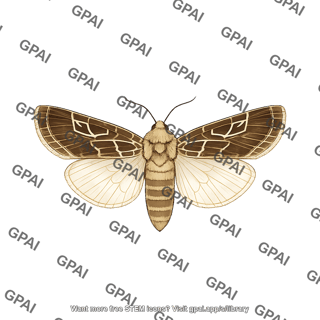 Egyptian cotton leafworm spodoptera littoralis adult male