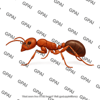 Red imported fire ant worker lateral