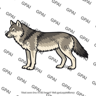 Top predator wolf