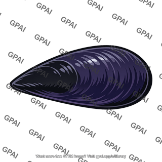 Mussel shell