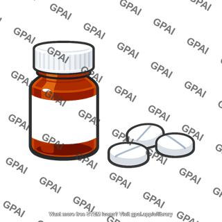 Medicine bottle with pills