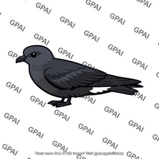 Dark grey bird