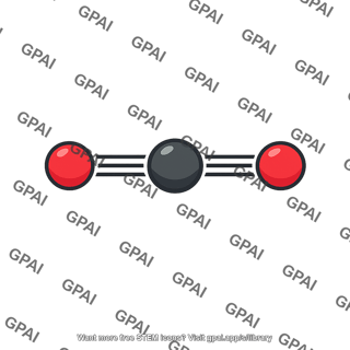Carbon dioxide molecule